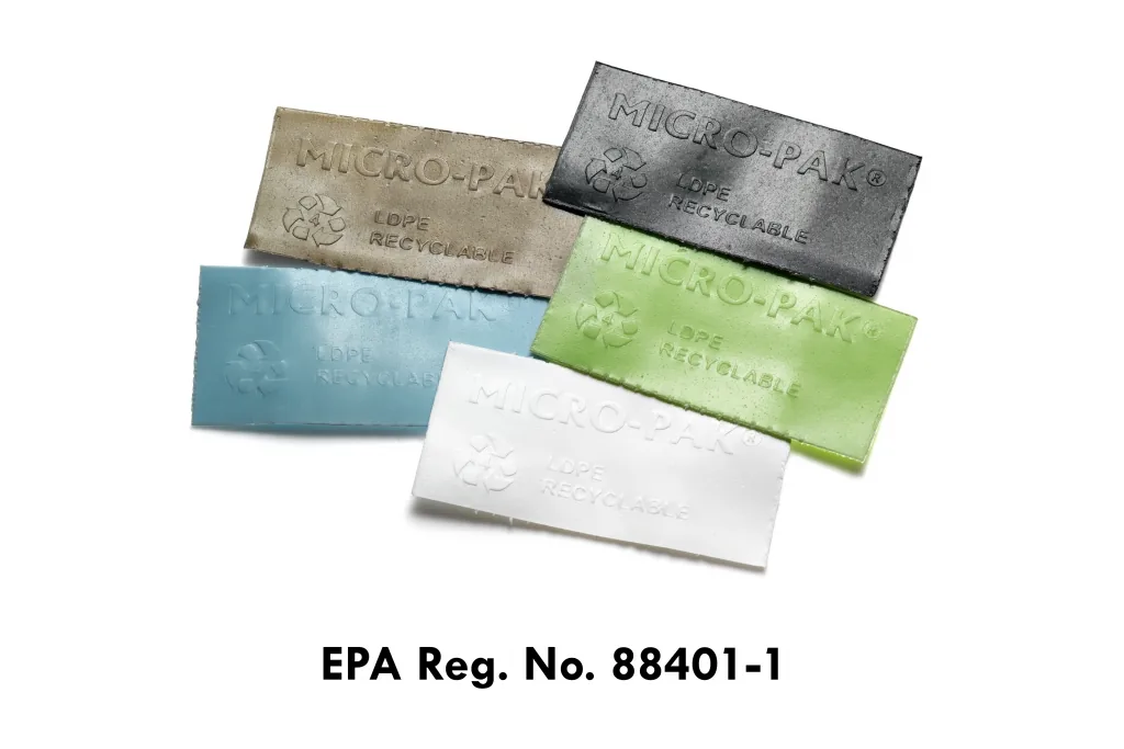 Micro-Pak® Anti-Microbial Stickers, Green (2000ct)