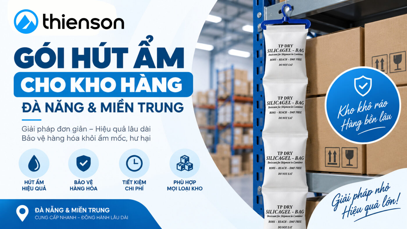 Gói Hút Ẩm Cho Kho Hàng Đà Nẵng | Miền Trung 1 gói hút ẩm cho kho hàng Đà Nẵng