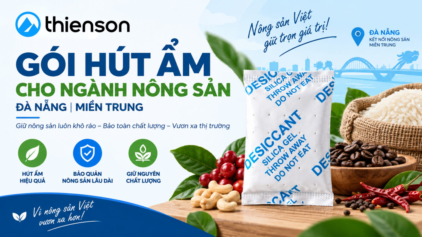 Gói Hút Ẩm Cho Ngành Nông Sản Đà Nẵng | Miền Trung 1 Gói Hút Ẩm Cho Ngành Nông Sản Đà Nẵng
